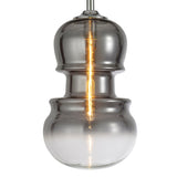 Sonata 29cm 1 Light Pendant Light - Polished Chrome & Graphite