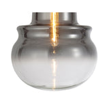 Sonata 29cm 1 Light Pendant Light - Polished Chrome & Graphite