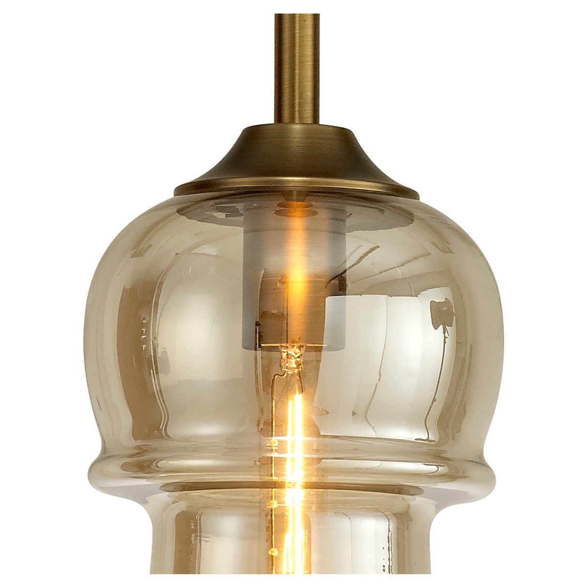 Sonata 22cm 1 Light Pendant Light - Bronze