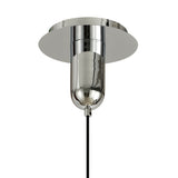 Sonata 22cm 1 Light Pendant Light - Polished Chrome & Graphite