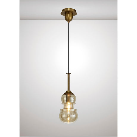 Sonata 15cm 1 Light Pendant Light - Bronze