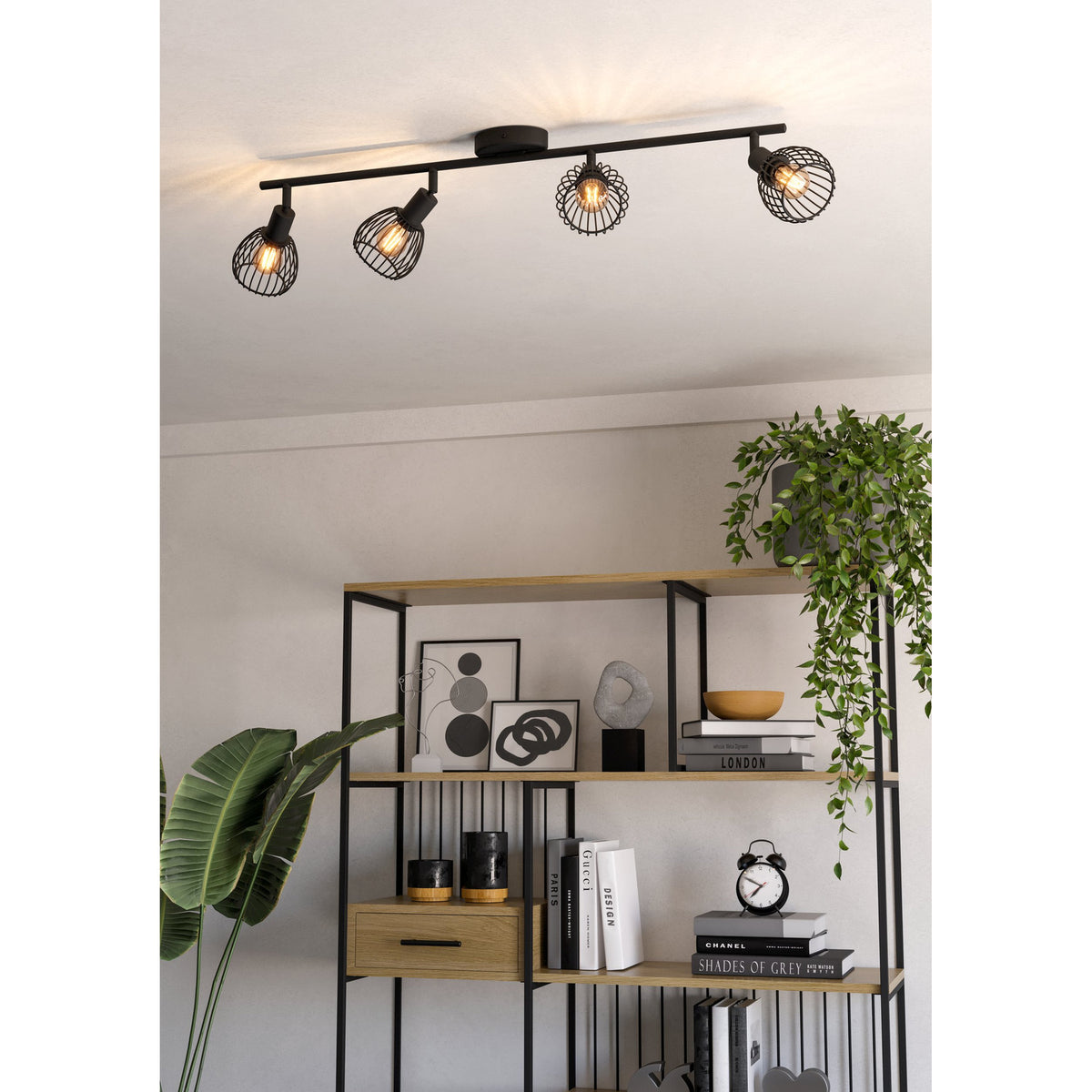 Sonnino 4 Light Spotlight Bar - Black