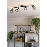 Sonnino 4 Light Spotlight Bar - Black