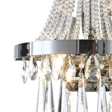 Sophia 3 Light Crystal Wall Light - Polished Chrome
