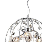 Sorrento 3 Light Crystal Pendant Light – Polished Chrome