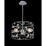 Sorrento 3 Light Crystal Pendant Light – Polished Chrome