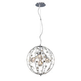 Sorrento 3 Light Crystal Pendant Light – Polished Chrome