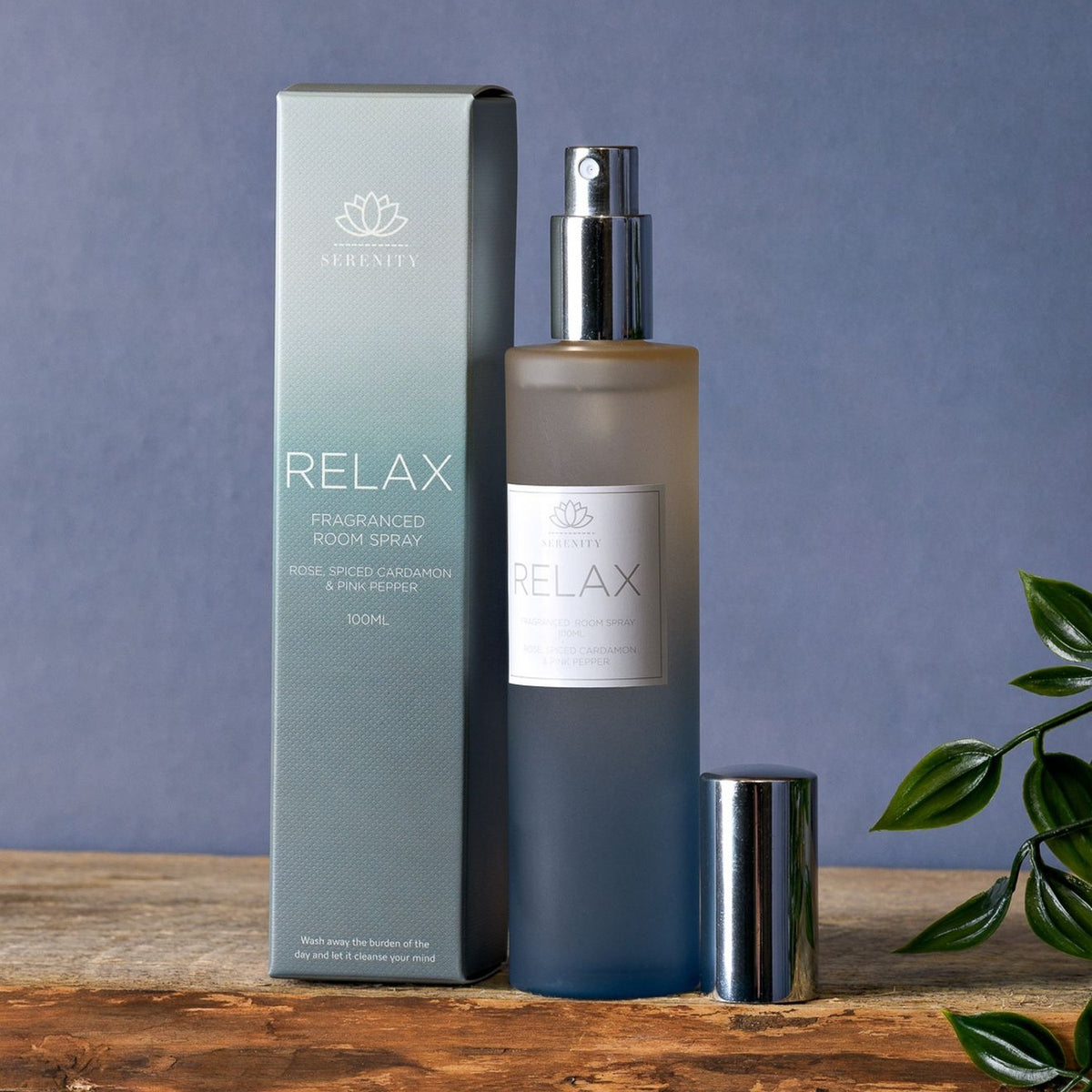 Relax Rose, Cardamom and Pink Pepper Room Spray 100ml - Blue