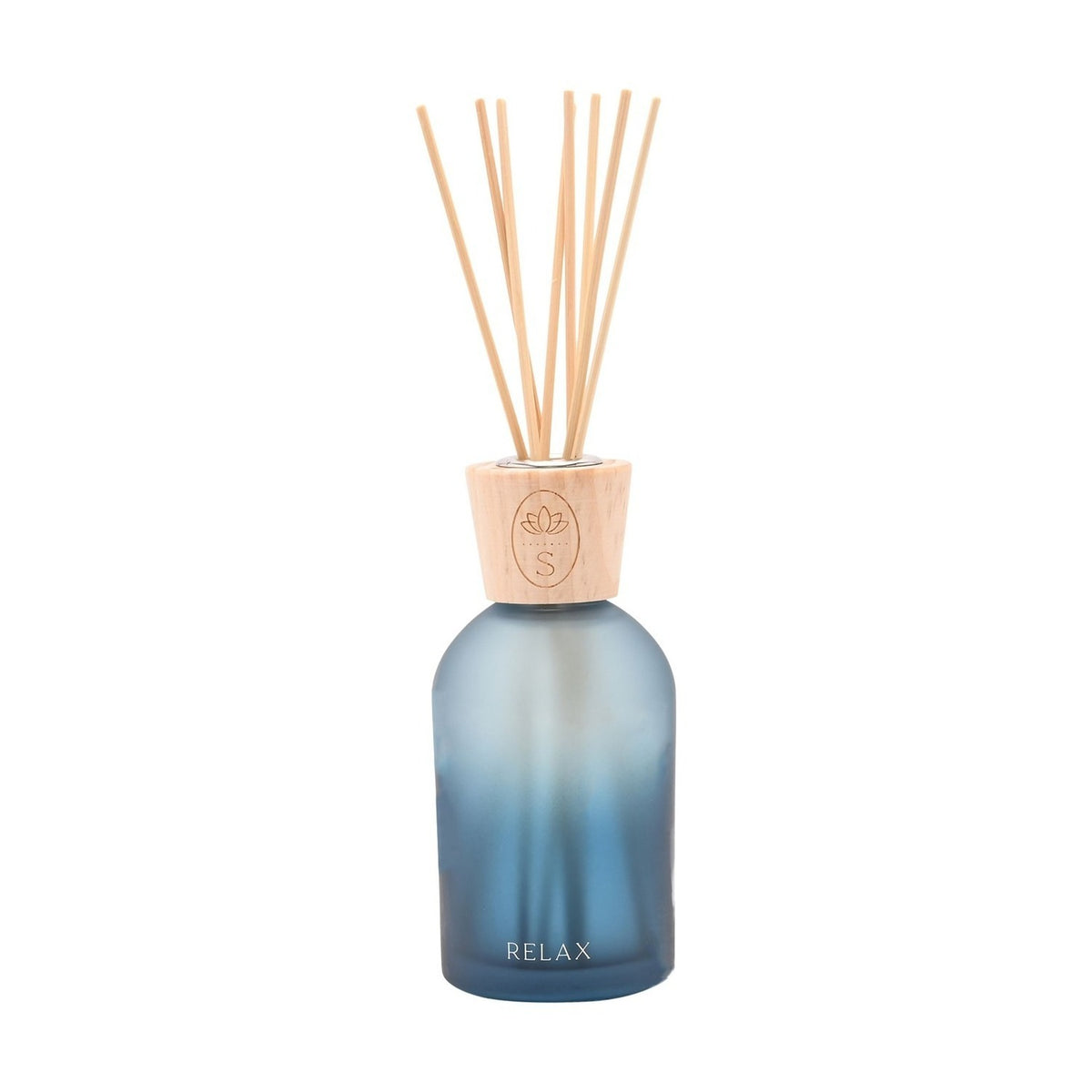 Relax Petitgrain, Rose & Sandalwood Reed Diffuser 220ml - Blue