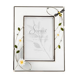 Classic Glass & Wire Bumble Bee Photo Frame 6 x 4in - Silver