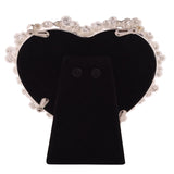 Classic Daisy Heart Metal Photo Frame 4 x 3.5in - White & Black