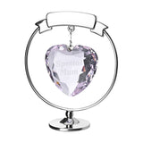 Special Mum Circle & Heart Chrome Plated Decoration - Silver