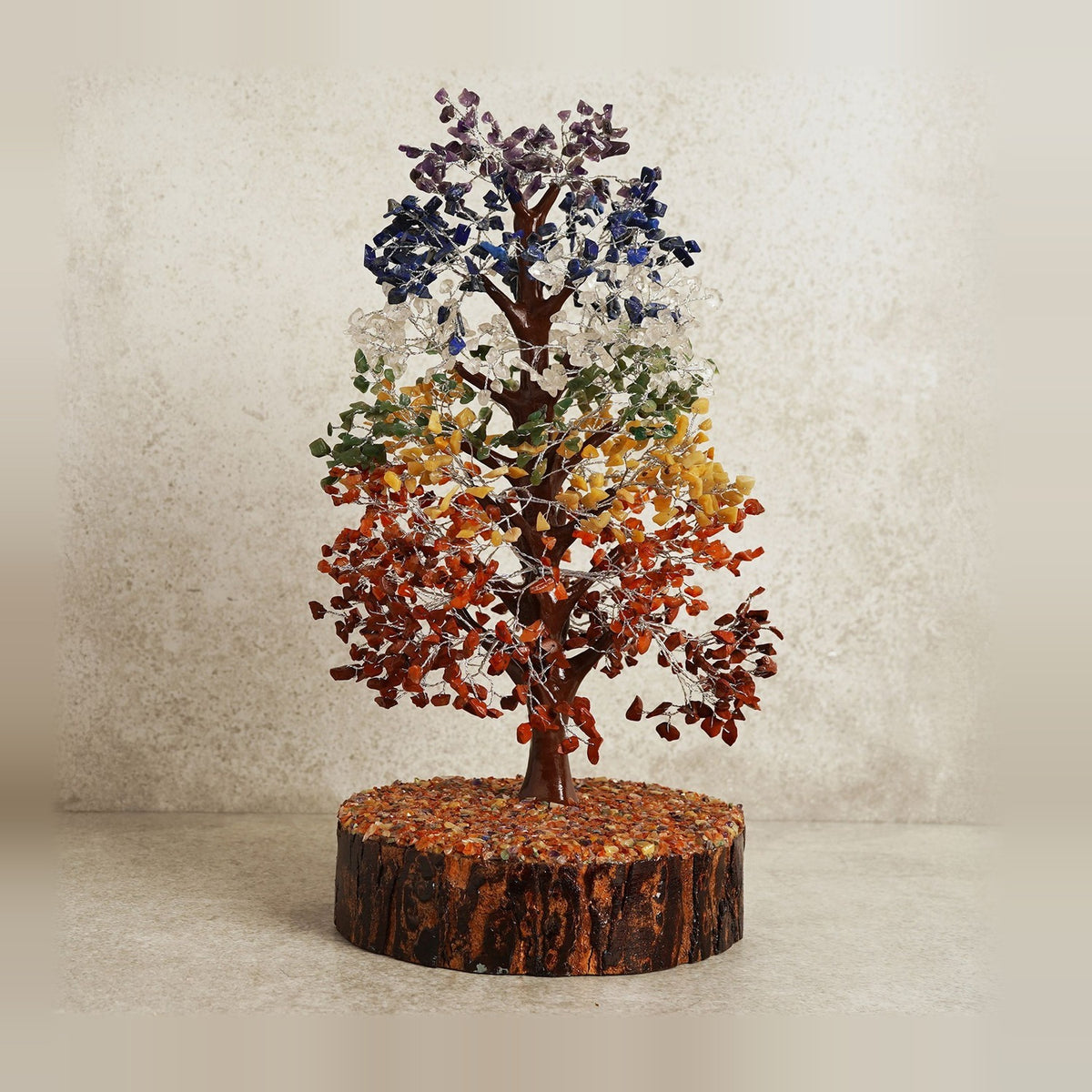 Multi Coloured Tree of Life Ornament with 1500 Chip Beads