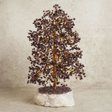 Amethyst Tree of Life Ornament with 1500 Beads - Purple
