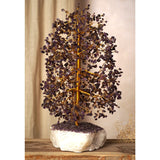 Amethyst Tree of Life Ornament with 1500 Beads - Purple