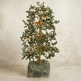 Aventurine Tree of Life Ornament with 1500 Beads - Green & Gold
