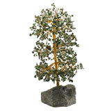 Aventurine Tree of Life Ornament with 1500 Beads - Green & Gold