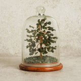 200 Bead Aventurine Gemstone Dome Tree Ornament - Green