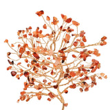 Carnelian LED Glow Tree Light-Up Decoration 25cm - Orange
