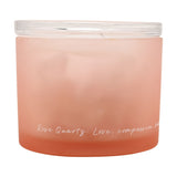 Rose Quartz Crystal Bowl Diffuser with Fragrance Oil - Pink