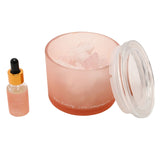 Rose Quartz Crystal Bowl Diffuser with Fragrance Oil - Pink