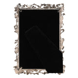 Floral Butterfly Nickel Plated Photo Frame 6 x 4in - Silver