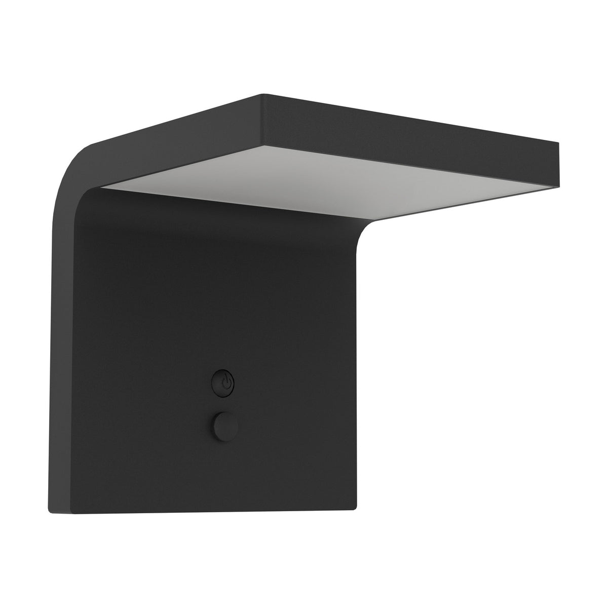 Spiante Solar Wall Light with Motion Sensor - Black & White