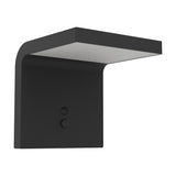 Spiante Solar Wall Light with Motion Sensor - Black & White
