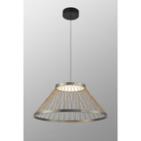 Spider 60cm LED Pendant Light 43W 3000K - Matt Grey & Brown