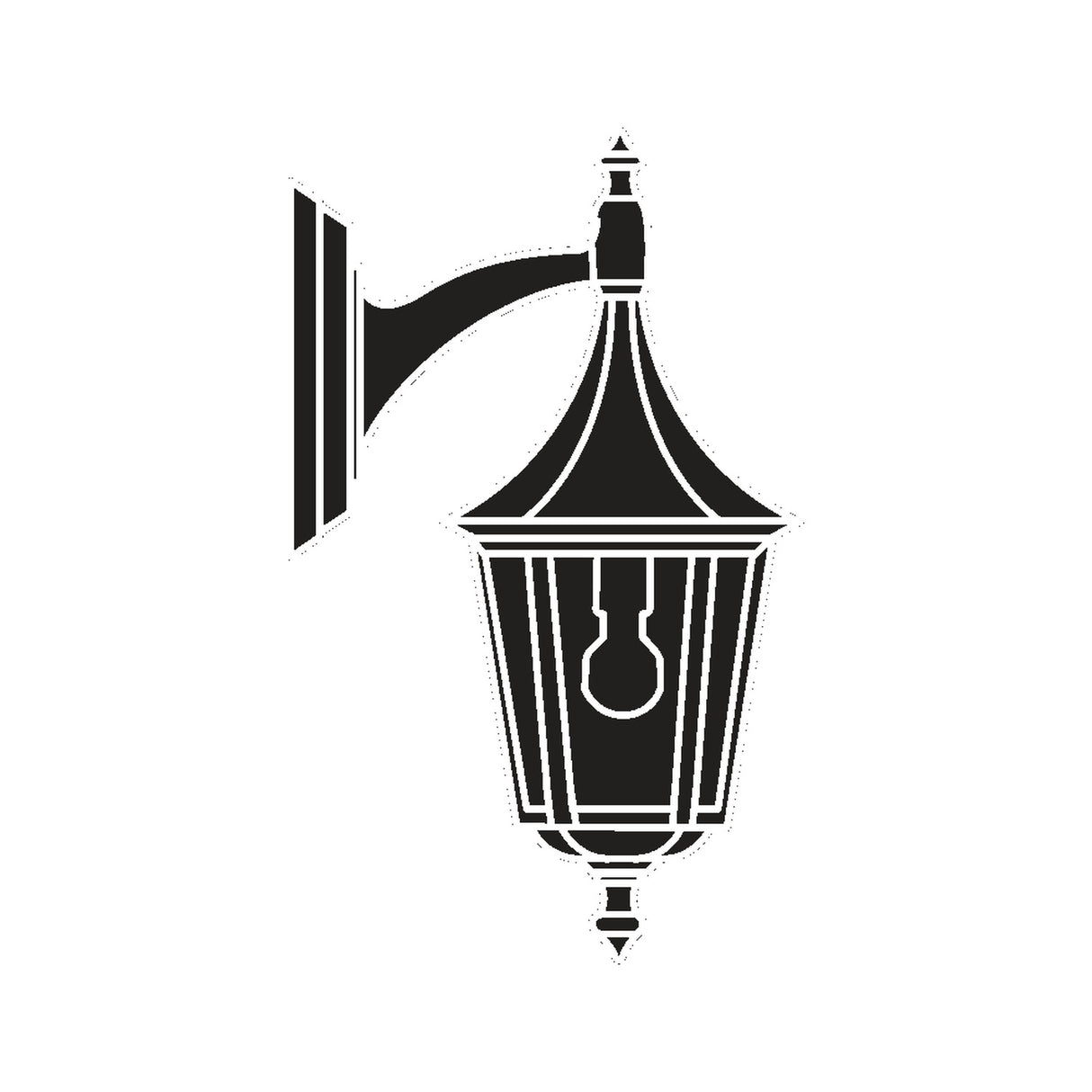 Spire Cast Aluminium Outdoor Hanging Wall Lantern