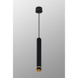 Split 6.5cm 1 Light Pendant Light - Black