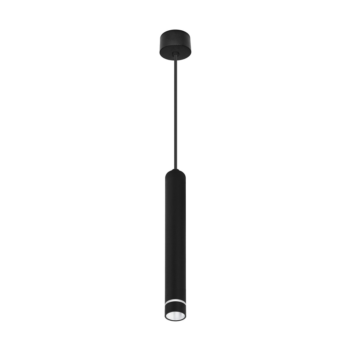 Split 6.5cm 1 Light Pendant Light - Black