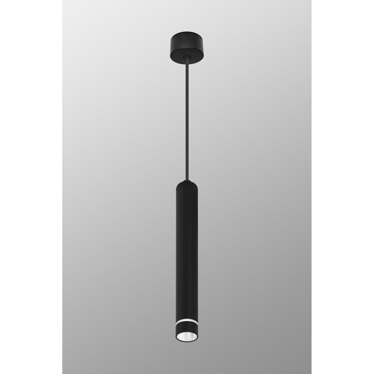 Split 6.5cm 1 Light Pendant Light - Black