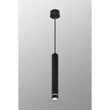 Split 6.5cm 1 Light Pendant Light - Black