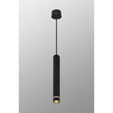 Split 6.5cm 1 Light Pendant Light - Black