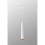 Split 6.5cm 1 Light Pendant Light - White