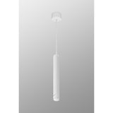 Split 6.5cm 1 Light Pendant Light - White