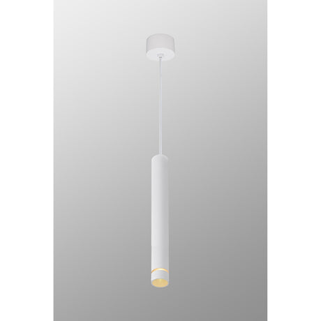 Split 6.5cm 1 Light Pendant Light - White