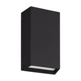 Spongano LED 2 Light Outdoor Wall Light 12cm - Black