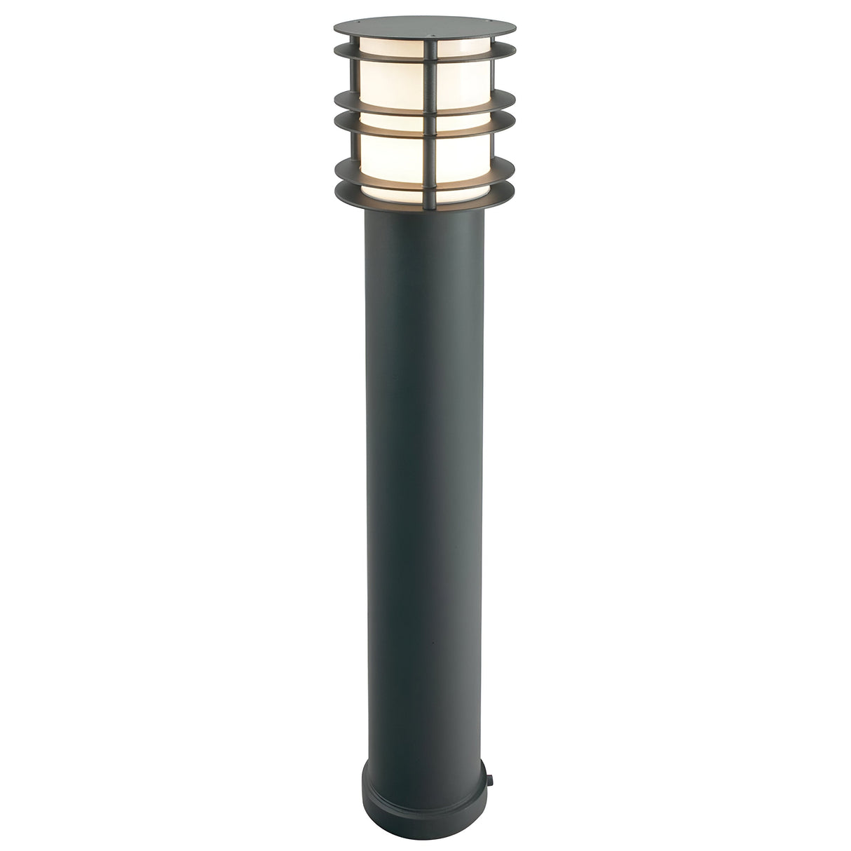 Stockholm 1 Light Large Bollard - Black
