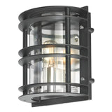 Stockholm 1 Light Flush Light - Black