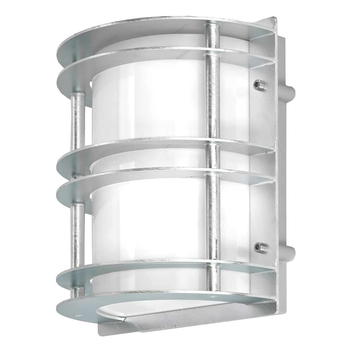 Stockholm 1 Light Flush Light - Galvanised