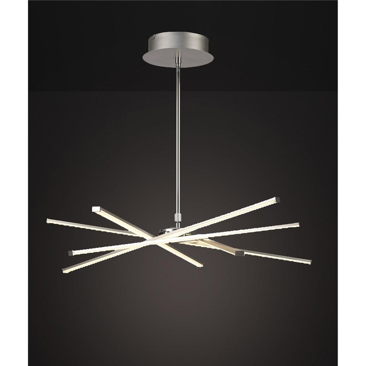 Star 69cm LED Chandelier 42W 3000K - Chrome
