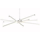 Star 103.3cm Dimmable LED Chandelier 60W 3000K - Chrome