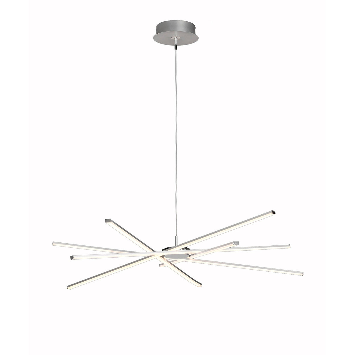 Star 103.3cm Dimmable LED Chandelier 60W 3000K - Chrome