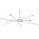 Star 69cm Dimmable LED Chandelier 42W 3000K - Chrome