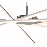 Star 69cm Dimmable LED Chandelier 42W 3000K - Chrome