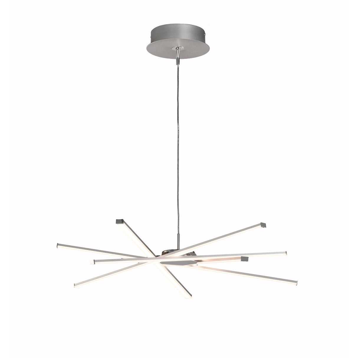 Star 69cm Dimmable LED Chandelier 42W 3000K - Chrome