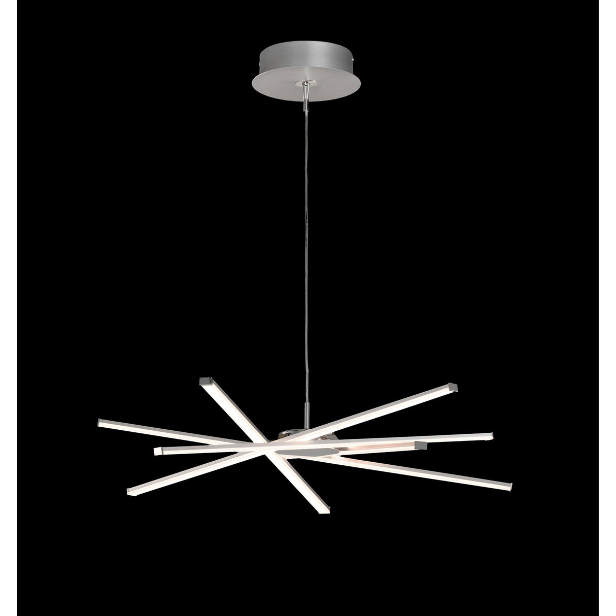 Star 69cm Dimmable LED Chandelier 42W 3000K - Chrome