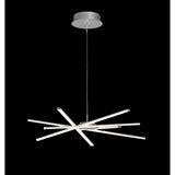 Star 69cm Dimmable LED Chandelier 42W 3000K - Chrome